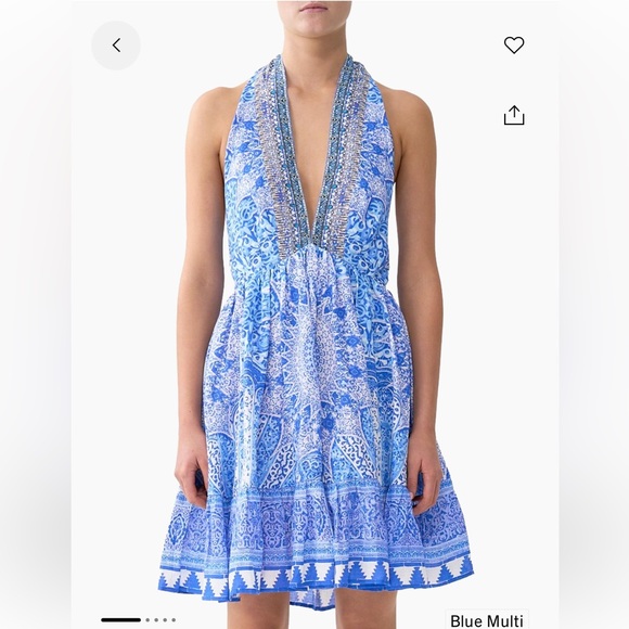 Camilla Dresses & Skirts - Camilla Blue Multi Mini Dress